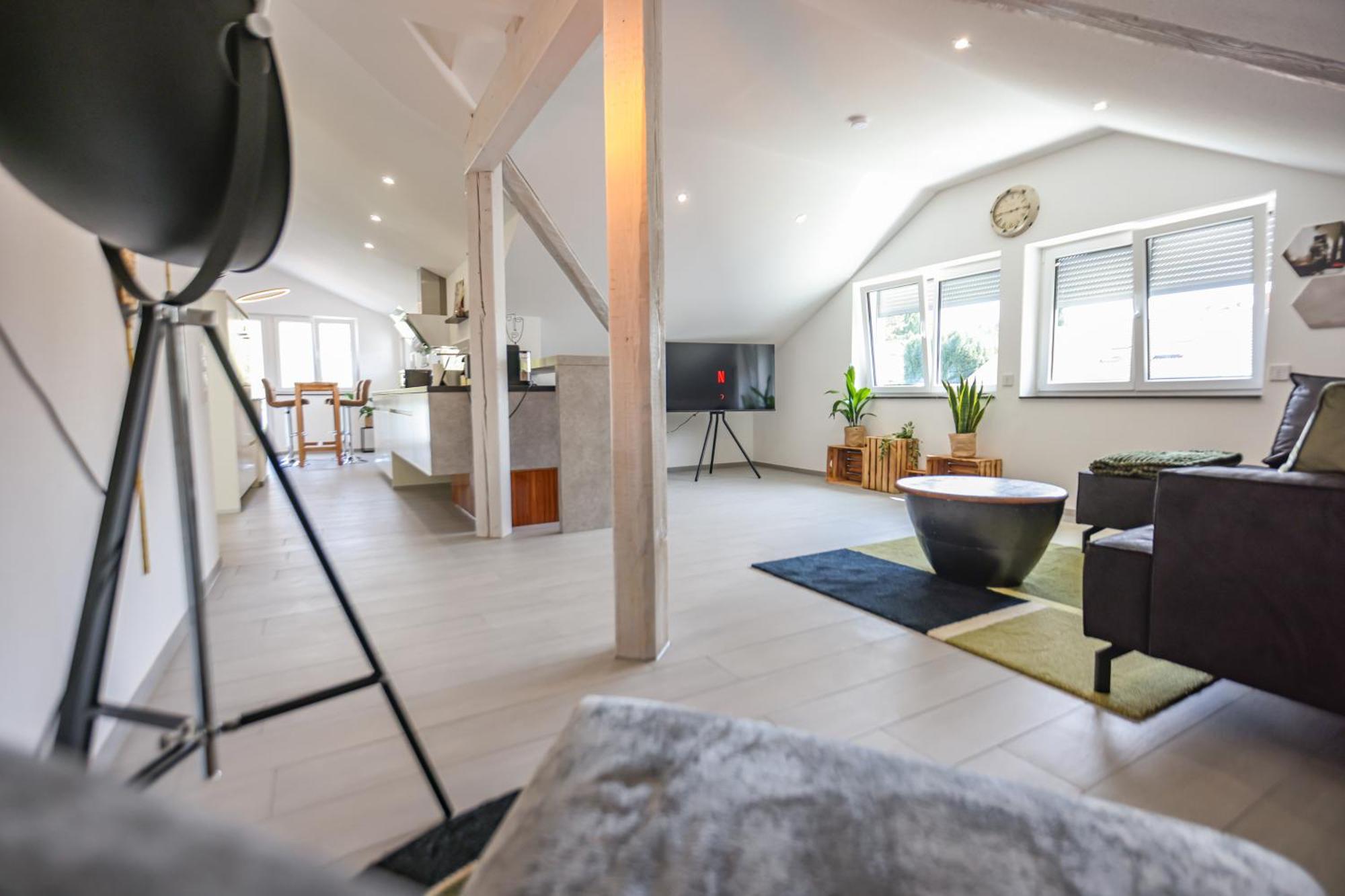 Penthouse-Wohnung I 100 Qm I Blick Auf Die Weinreben I Nespresso I Emma Matratzen Ауген Екстериор снимка